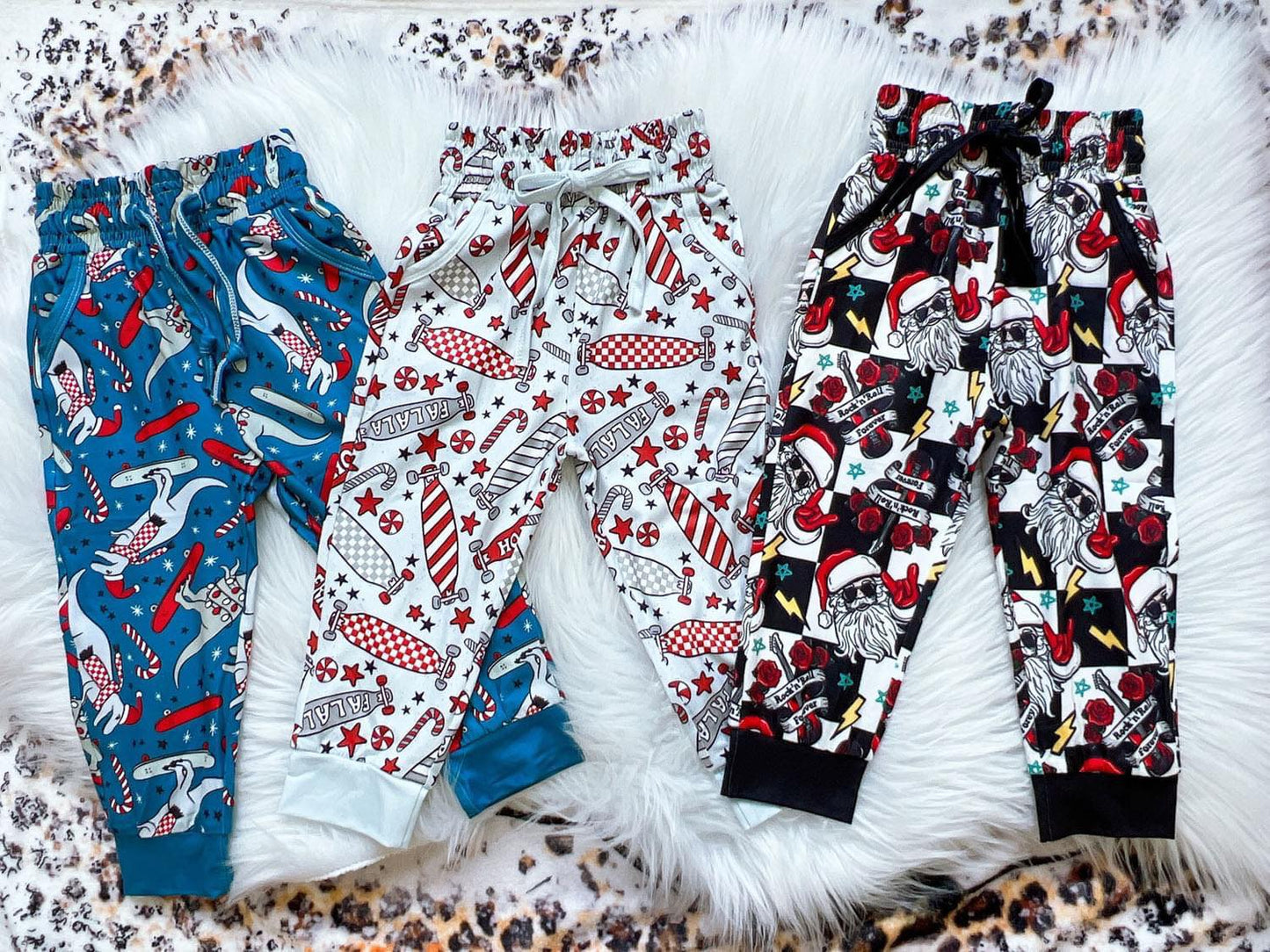 P0289 Christmas ginger bread girl Jogger long pants 20230920 RTS