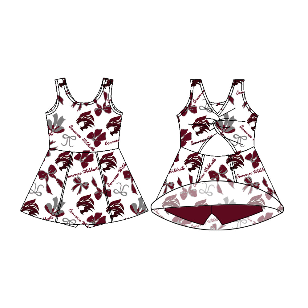 MOQ5 Custom Converse Wildcats Yoga girl dress 2025