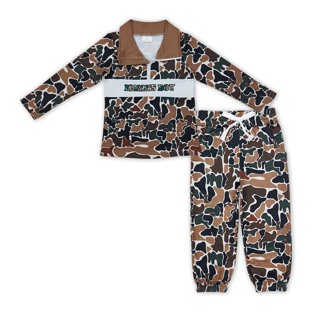 BLP camo sibling  boy outfit 202412 RTS