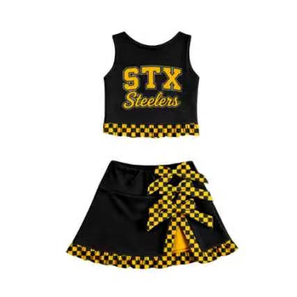 MOQ8 MULES  Custom STX Steelers Yoga girl dress