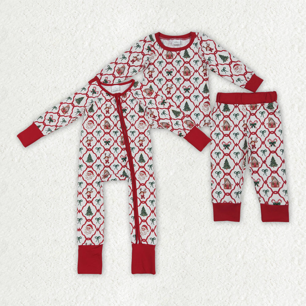 GLP2391 Christmas girl pajamas outfit 202506 RTS
