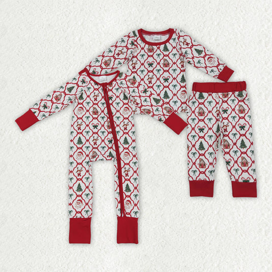 GLP2391 Christmas girl pajamas outfit 202506 RTS
