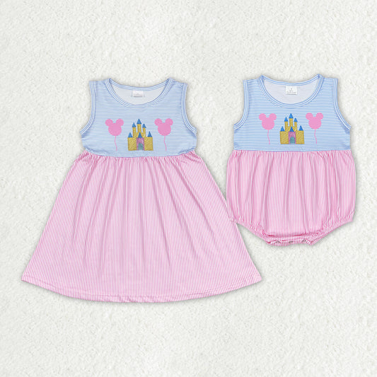 SR1410 birthday girl romper 202404 RTS sibling