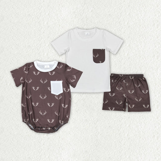 SR1614 deer boy romper 202406 RTS