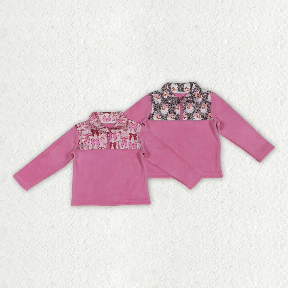 GT1149 pink bow WINTER western boy top coat pullover 202509 RTS