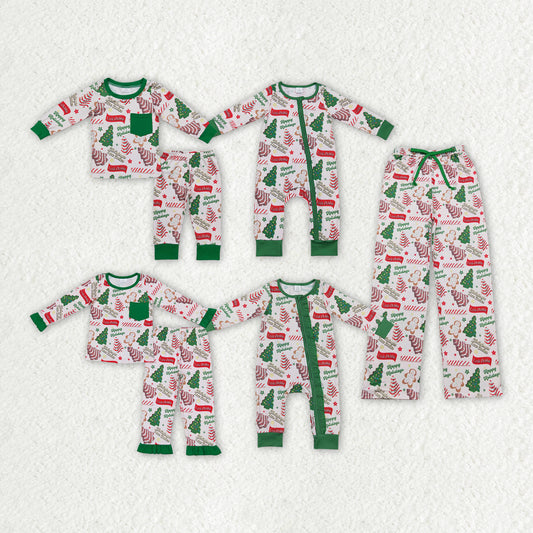 LR1056 BAMBOO Christmas grinch western girl kids romper 202408 RTS SIBLING