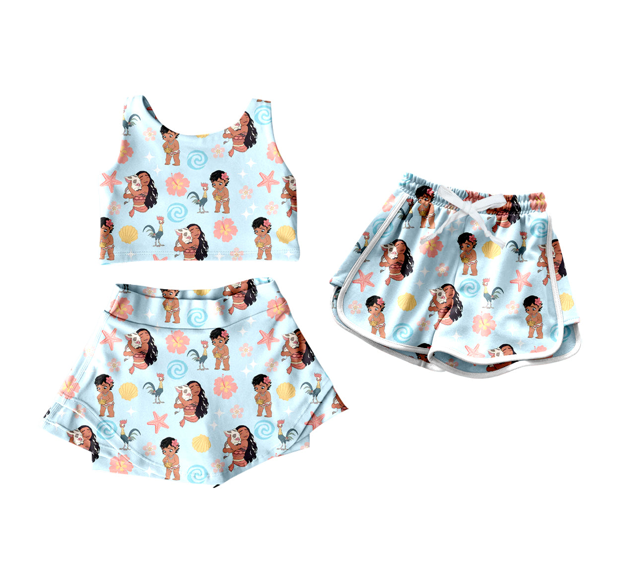 custom MOQ5 (extra for shipping ) Princess athletic dress active wear sibling yoga girl outfit 202505
