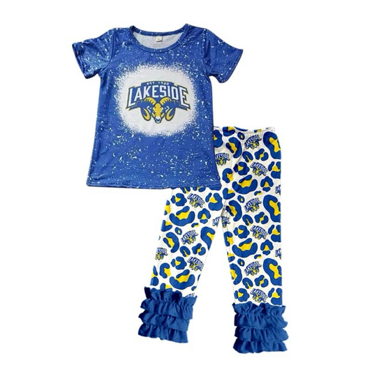 CUSTOM  football MOQ3 lakeside rams  kids outfit icing pants