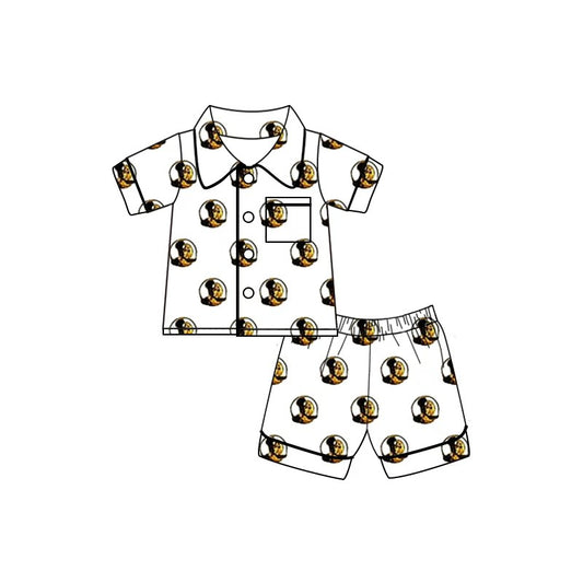 MOQ5 CUSTOM SEMINOLE HEADALL OVER SHORTS silk milk pajamas boy outfit