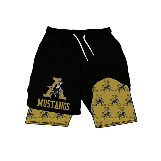 MOQ5 MUSTANGS Steer TEAM  Custom KIDS BOY shorts 202605