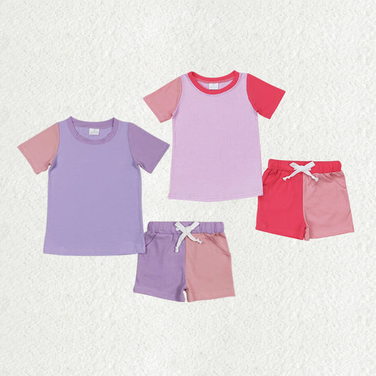 GSSO1269 RTS summer cotton girl outfit 202405 sibling