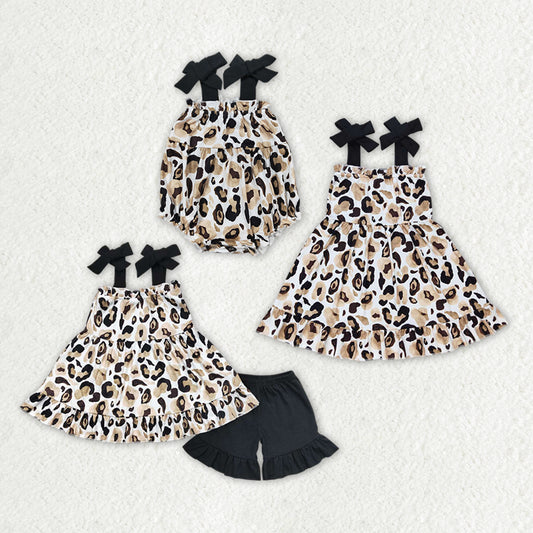 GSD0919 leopard girl dress 202405 RTS sibling