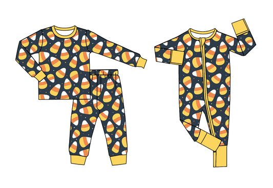 LR2198 boy  Halloween sweets  romper 202505 PREORDER
