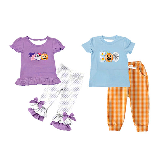 BSPO0456 preorder boo Halloween boy pajamas outfit 202406