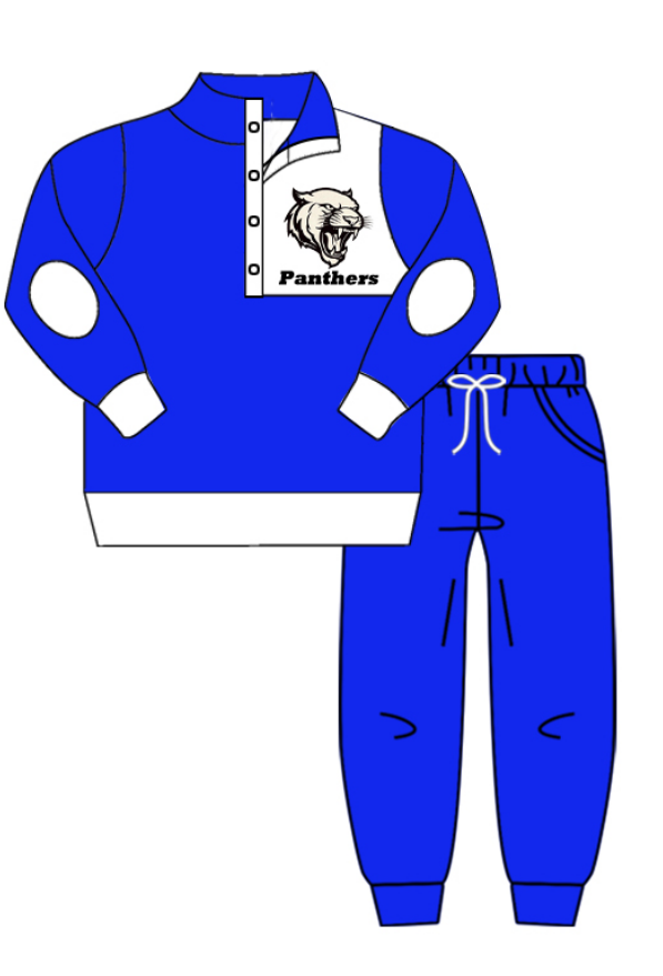 Panthers Jogger custom MOQ3 kids boy outfit