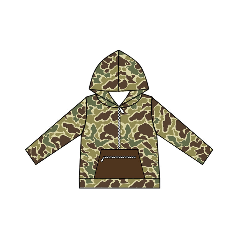 BT0747 preorder camo boy hoodie shirt top 202407