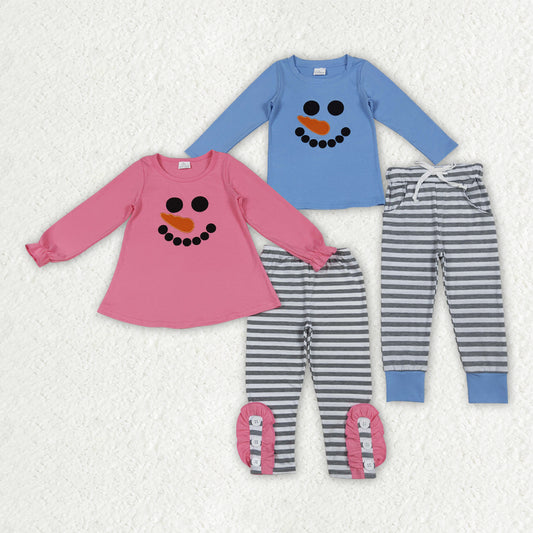 GLP2728 embroidery  snowman western girl outfit 202509 RTS