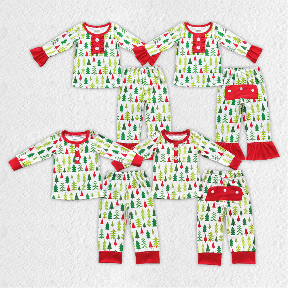 GLP0725 Christmas tree long sleeve girl outfit 20230911 RTS