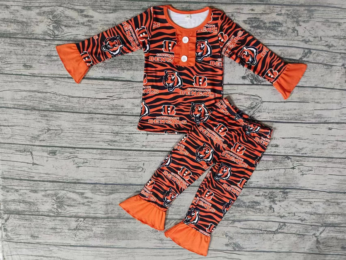 bengals custom  tecumseh MOQ3 kids outfit