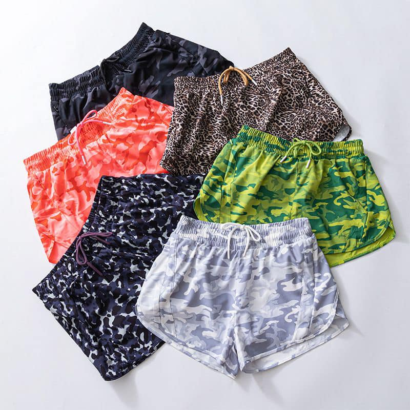 SS0477 yoga camo summer girl shorts outfit 202503 preorder