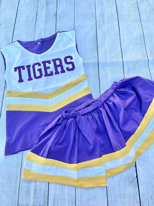 CUSTOM tiger football team kids clothes MOQ:3