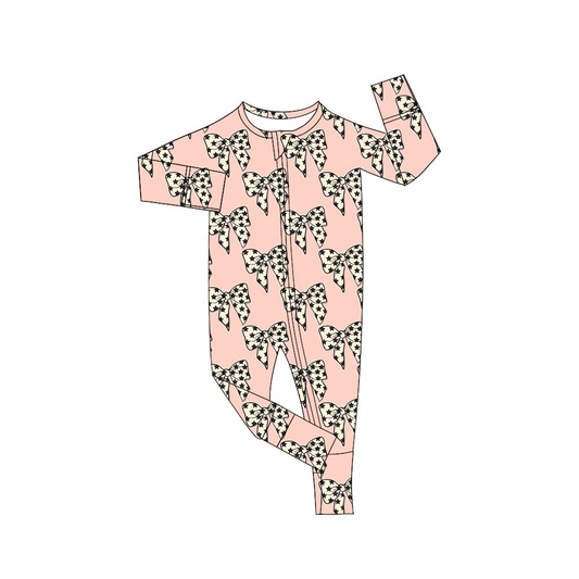 LR1593 butterfly girl pink romper 202407 preorder