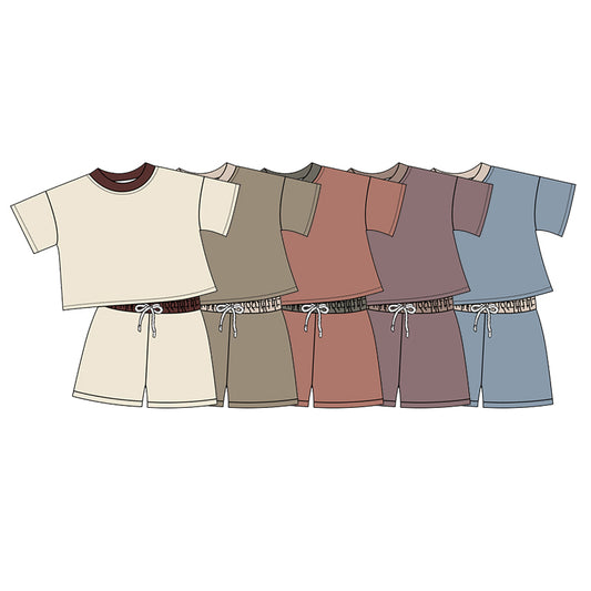 BSSO1313 solid color  summer outfit 202502 preorder
