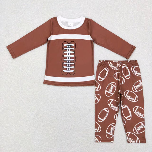 BLP0426 football long sleeve boy outfit pajamas RTS 202401