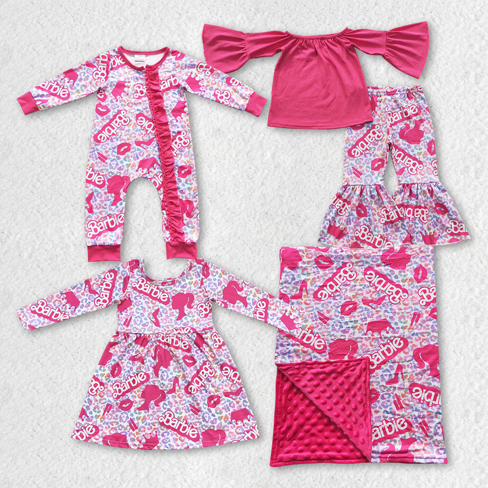 GLP0604 western long sleeve barbie children girl outfit pajamas RTS 20230804