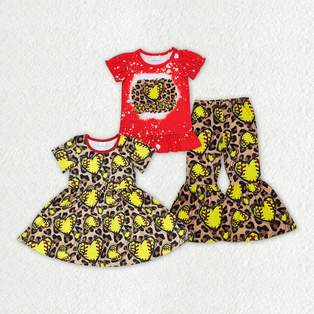 GSD0547  valentines softball leopard love girl dress 20231222 RTS