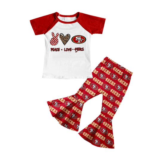 SF 49ers CUSTOM  football team  MOQ3  kids outfit