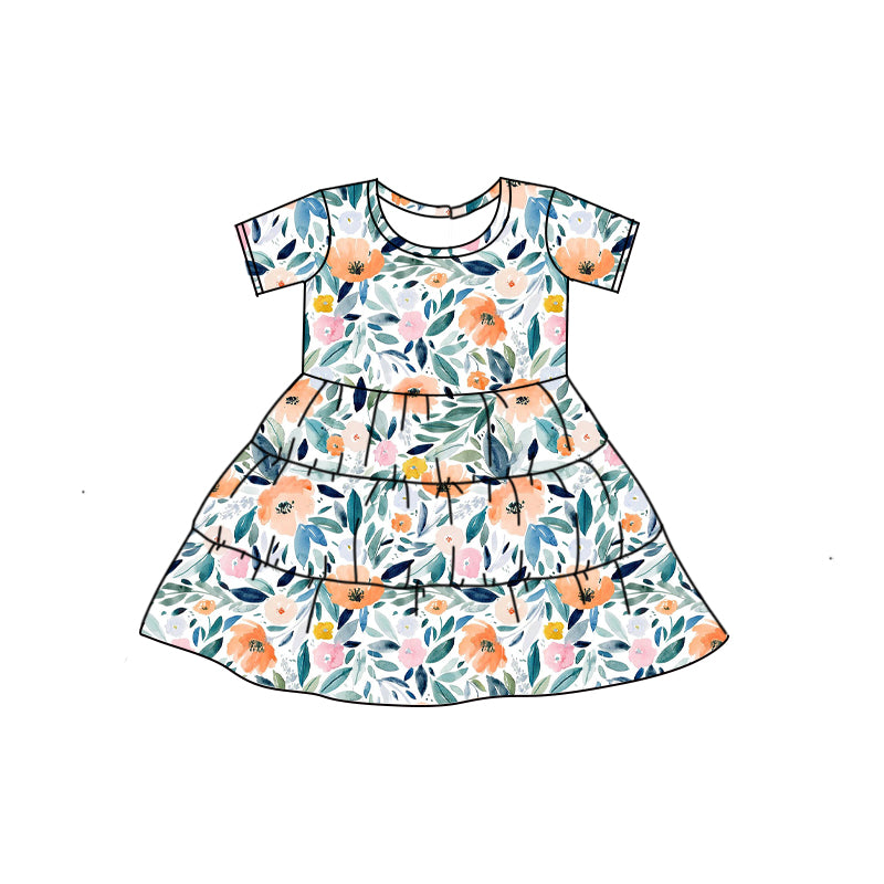 MOQ8  Custom girl dress free shipping over $100