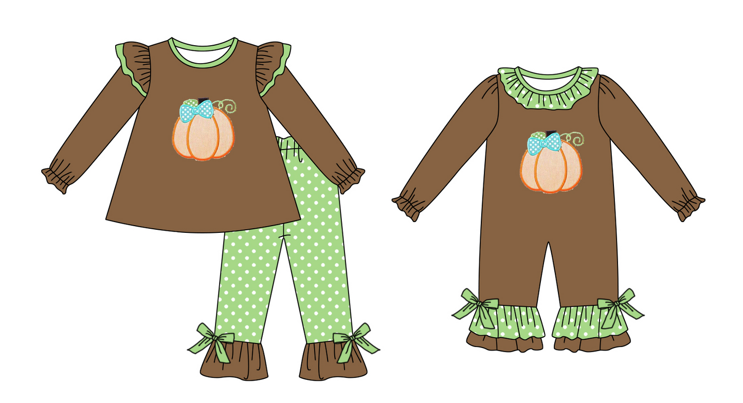 GLP1310 girl outfit pumpkin halloween preorder 202405 sibling