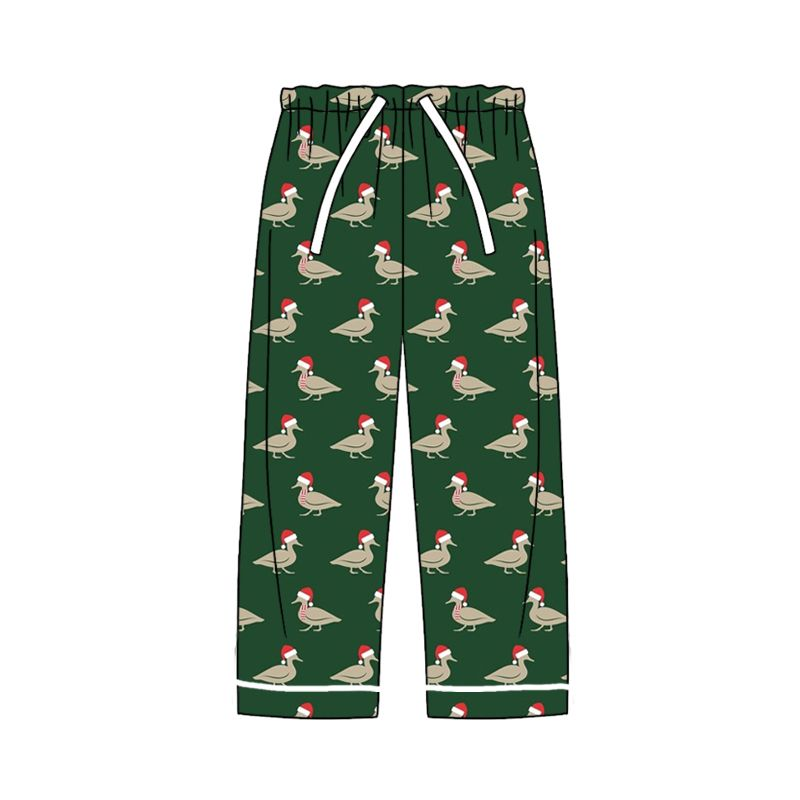 Christmas duck sibling P0636 adult men long pajamas pants 202409 preorder