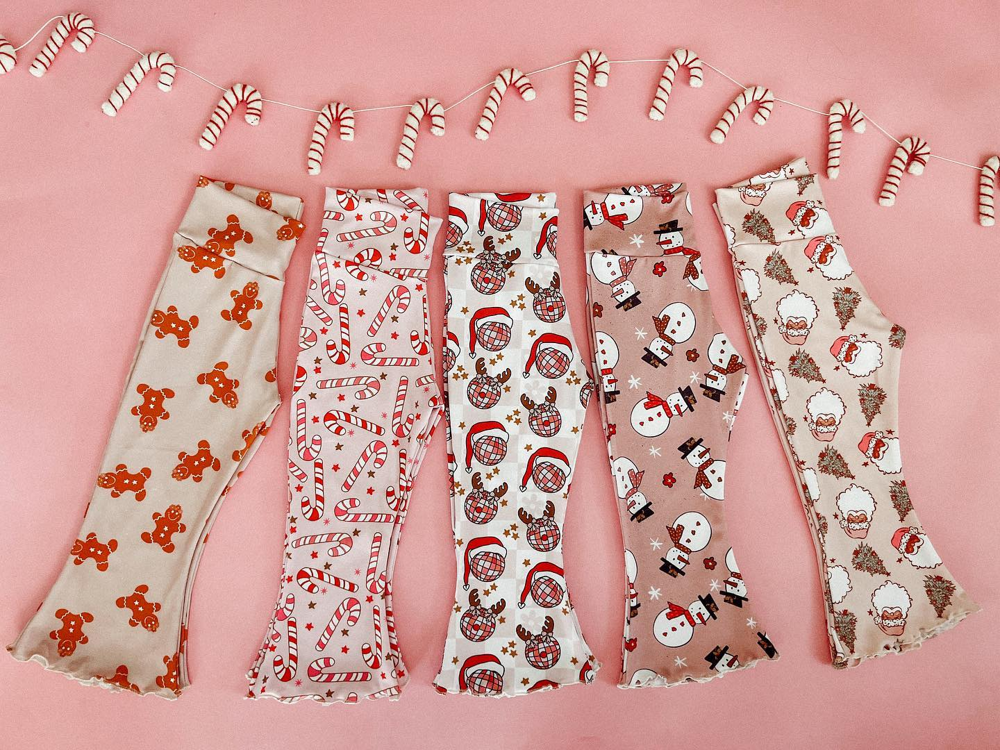 P0518 Christmas gingerbread girl jogger long pants preorder 202406