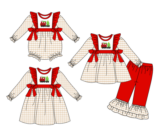 GLP1252 preorder Christmas train girl outfit 202405