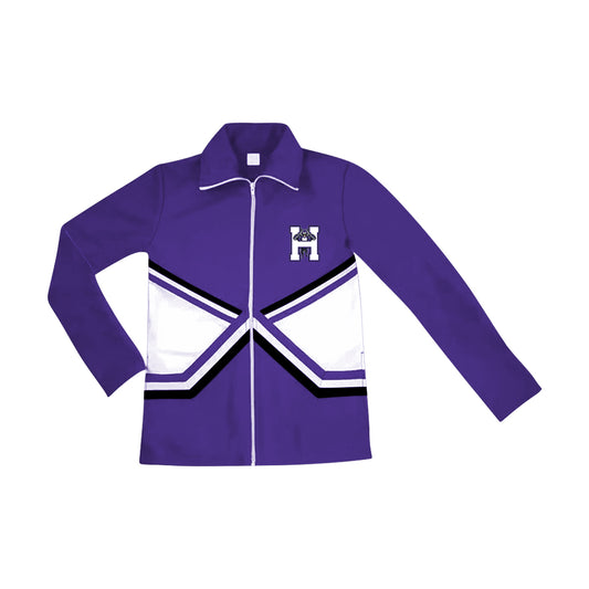 Hallsville basketball  boy CUSTOM silk milk zipper top MOQ5