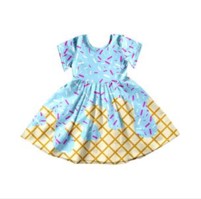 preorder splatter western  girl summer dress 202504