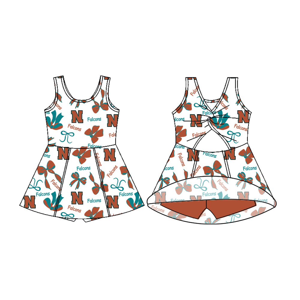 MOQ5 Custom Falcons  Yoga girl dress 2025