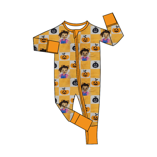 CUSTOM moq5  Bamboo 01 ms rachel halloween  boy western romper 202508 sibling