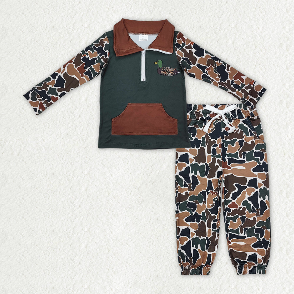 BLP1324组合 duck camo sibling  boy outfit 202510 RTS