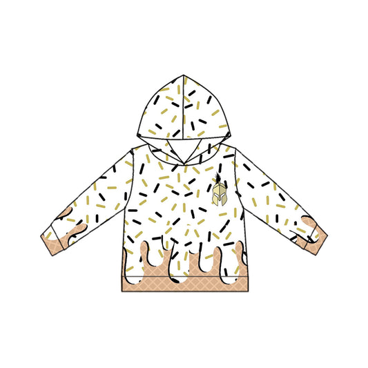 adult SPARTA Tiger MOQ:3  hoodie pockets CUSTOM  splatter ice cream drip