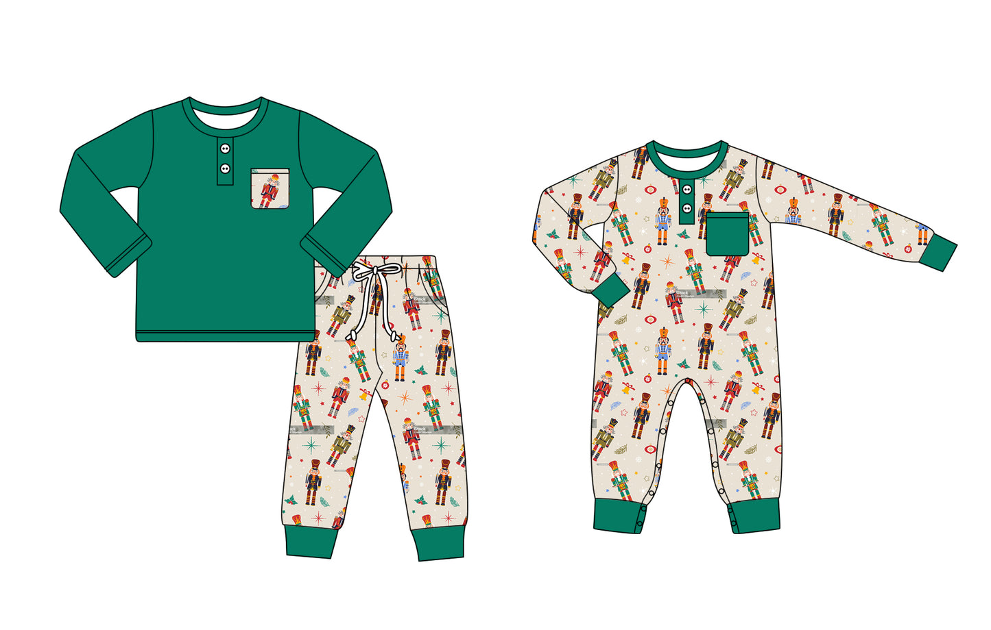 LR1946 preorder Christmas nutcracker boy romper jumpsuit overall  202409 romper