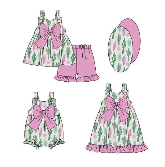 GSSO2122 bow cactus western girl summer outfit 202501 preorder