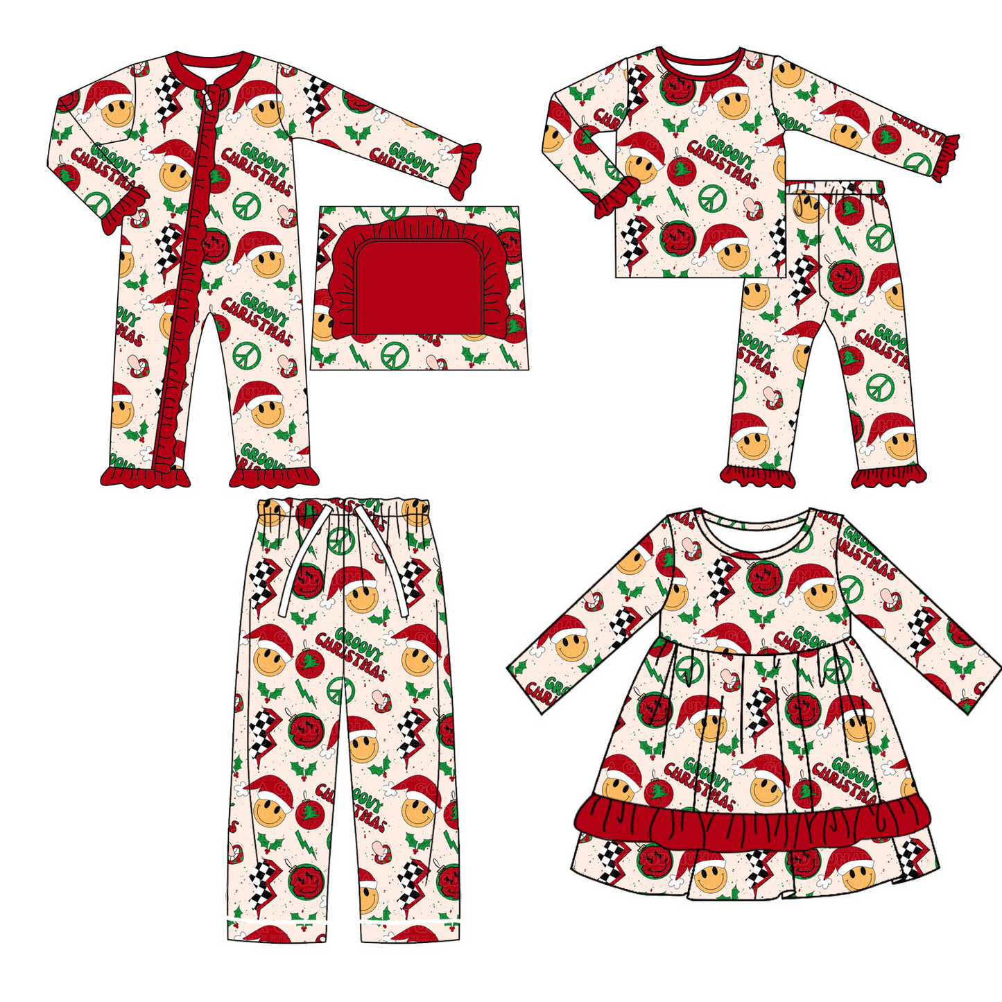 Christmas smile sibling GLP1491 girl outfit preorder 202407 sibling