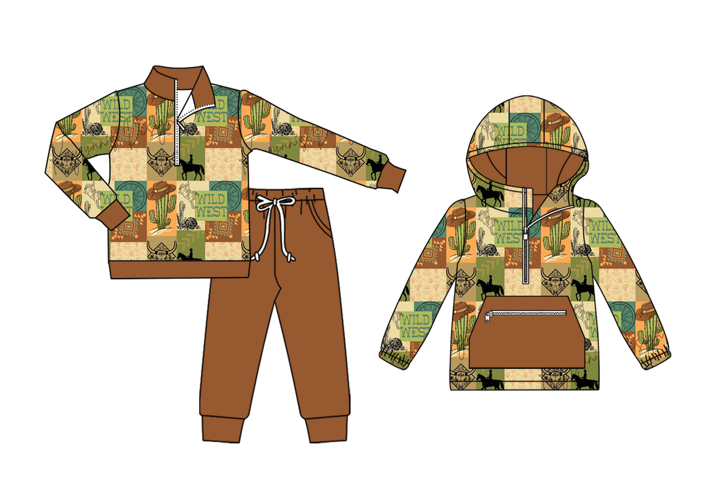 BLP1218 Wild West western boy outfit 202508 preorder