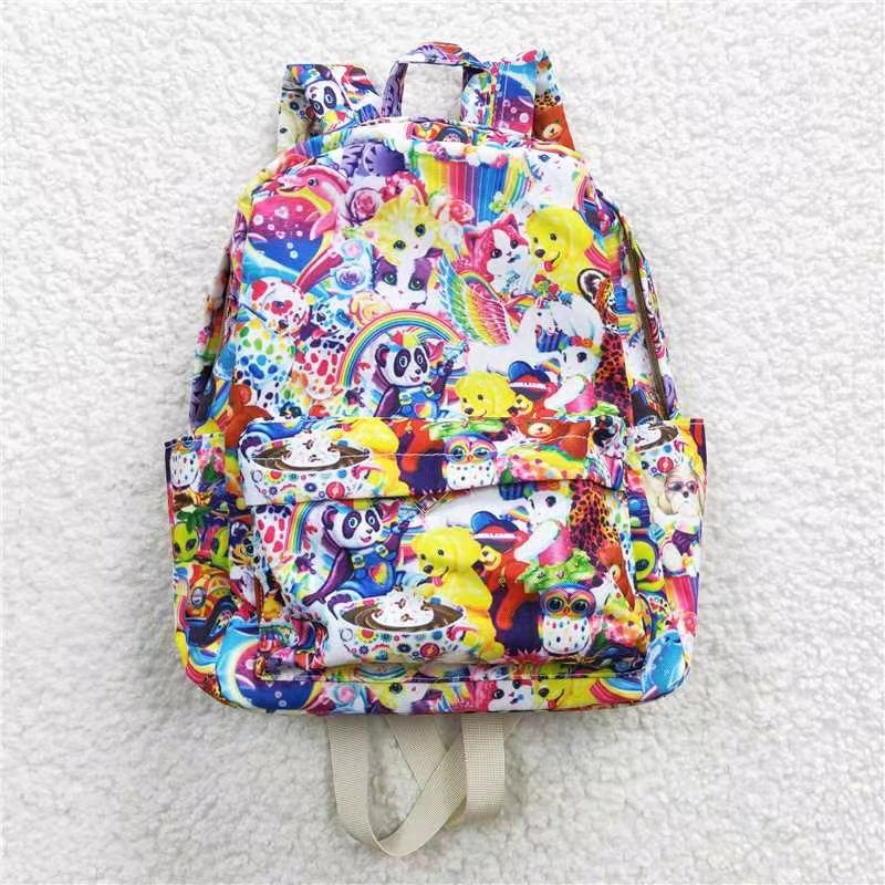 BA0060 RTS 10*13.9*4 inches western cartoon cat tiger Lisa bag 20230807