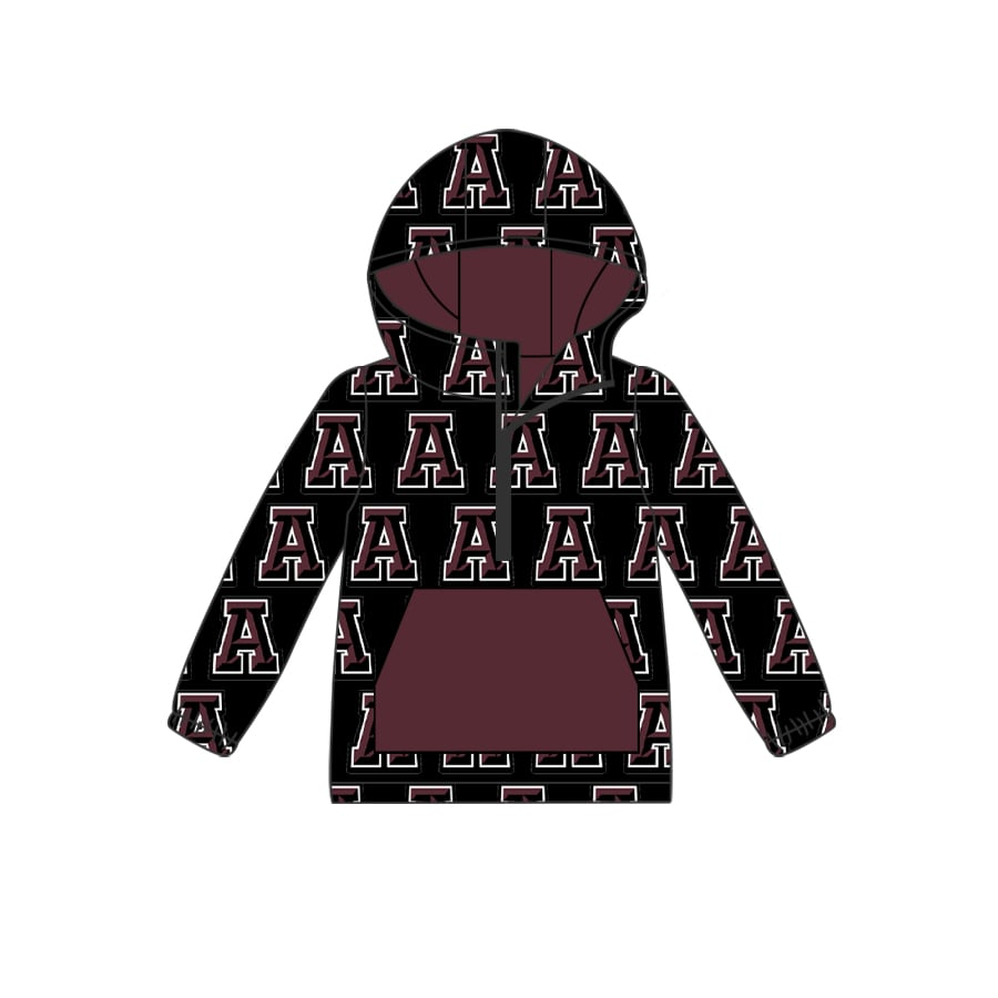 ADULT CUSTOM Abernathy team A  hoodie pockets  MOQ3