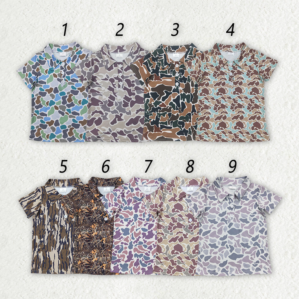 BT1214  camo western boy summer top t-shirt 202503 preorder  rts
