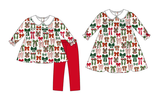 GLP2643 Christmas bow girl outfit 202507 preorder